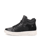Schwarze Rieker Herren Sneaker High U0461-00 mit strapazierfähiger Sohle. Schuh Außenseite.