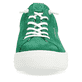 Grüne remonte Damen Sneaker D0913-52 mit Schnürung sowie Komfortweite G. Schuh von vorne.