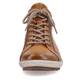 
Holzbraune remonte Damen Schnürschuhe R1463-22 mit einer flexiblen Profilsohle. Schuh von vorne.