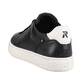 Schwarze Rieker Herren Sneaker Low U0700-01 mit TR-Sohle mit weichem EVA-Inlet. Schuh von hinten.
