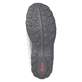 Granitgraue Rieker Herren Slipper 08065-02 mit Gummischnürung sowie Ziernähten. Schuh Laufsohle.