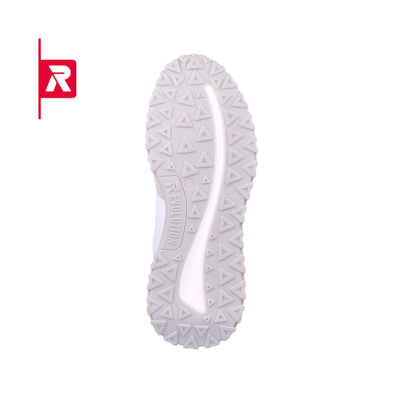 Rieker EVOLUTION Damen Sneaker swan-white stone-grey