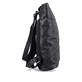 remonte Damen Rucksack Q0525-00 in Glanzschwarz aus Kunstleder mit Reißverschluss. Rucksack rechtsseitig.