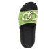 Grüne Rieker Damen Pantoletten W1452-52 mit ultra leichter und dämpfender Sohle. Schuh von oben.