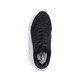 Schwarze Rieker Damen Sneaker Low N5201-00 mit flexibler Sohle. Schuh von oben.