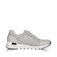 Mondgraue remonte Damen Sneaker R6700-40 mit einer leichten Profilsohle. Schuh Innenseite