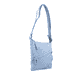 remonte Damen Handtasche Q0619-10 in Himmelblau aus Kunstleder mit Reißverschluss. Handtasche linksseitig.
