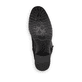 
Tiefschwarze Rieker Damen Hochschaftstiefel Z7362-00 mit einer robusten Profilsohle. Schuh Laufsohle