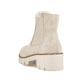 
Sandbeige Rieker Damen Chelsea Boots X5772-60 mit einer Profilsohle mit Blockabsatz. Schuh von hinten