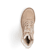 
Braunbeige Rieker Damen Schnürstiefel 72643-60 mit einer schockabsorbierenden Sohle. Schuh von oben