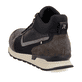 Schwarze Rieker Herren Sneaker High U0370-00 mit leichter und griffiger Sohle. Schuh von hinten.