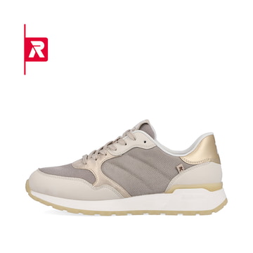 Rieker EVOLUTION Damen Sneaker clay-beige rock-grey