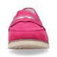Rosane Rieker Damen Loafer 45301-31 mit Elastikeinsatz sowie dekorativem Element. Schuh von vorne.