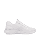 Weiße Rieker Damen Sneaker Low W0402-81 mit flexibler und ultra leichter Sohle. Schuh Innenseite.
