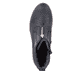 
Tiefschwarze Rieker Damen Kurzstiefel X5754-00 mit einer Profilsohle mit Blockabsatz. Schuh von oben