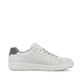 Weiße Rieker Herren Sneaker Low B7122-80 mit einer abriebfesten Sohle. Schuh Innenseite.