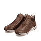 
Kastanienbraune remonte Damen Sneaker R6771-22 mit einer leichten Profilsohle. Schuhpaar schräg.
