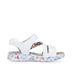 Weiße Rieker Damen Riemchensandalen 67870-80 mit einer flexiblen Sohle. Schuh Innenseite.