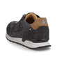 Graue Rieker Herren Sneaker Low U0305-45 mit leichter und griffiger Sohle. Schuh von hinten.
