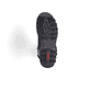 
Graphitschwarze Rieker Damen Hochschaftstiefel X9084-00 mit einer robusten Profilsohle. Schuh Laufsohle