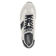 Graue Rieker Herren Sneaker Low U0306-80 mit leichter und griffiger Sohle. Schuh von oben.