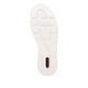 Braune Rieker Damen Sneaker Low N5906-24 mit Schnürung sowie einem Textprint. Schuh Laufsohle.