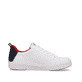 Weiße Rieker Damen Sneaker Low 41906-80 mit super leichter und flexibler Sohle. Schuh Innenseite.