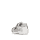 
Mondgraue remonte Damen Schnürschuhe R3403-80 mit einer dämpfenden Profilsohle. Schuh von hinten