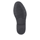 
Nachtschwarze Rieker Herren Slipper 10351-00 mit einer Profilsohle. Schuh Laufsohle