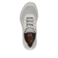 Beige Rieker Damen Sneaker Low M6006-90 mit ultra leichter und flexibler Sohle. Schuh von oben.