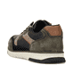 
Schwarze Rieker Herren Sneaker Low B2003-90 mit einer robusten Profilsohle. Schuh von hinten