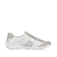 Mondgraue remonte Damen Schnürschuhe R3403-80 mit einer dämpfenden Profilsohle. Schuh Innenseite