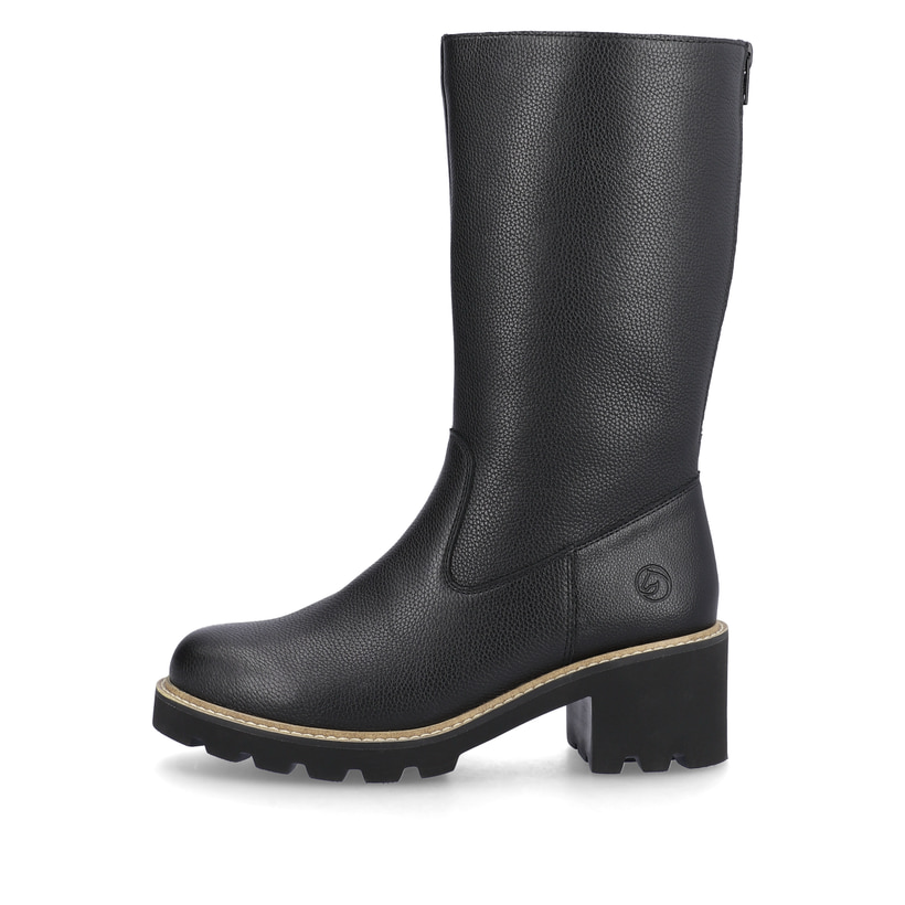 remonte Damen Hochschaftstiefel nachtschwarz