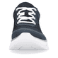 Blaue Rieker Damen Sneaker Low M6006-14 mit ultra leichter und flexibler Sohle. Schuh von vorne.