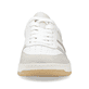 Weiße Rieker Damen Sneaker Low M5509-80 mit strapazierfähiger Sohle. Schuh von vorne.