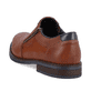 
Nougatbraune Rieker Herren Slipper 10351-24 mit Reißverschluss sowie einer Profilsohle. Schuh von hinten