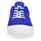 Blaue remonte Damen Sneaker D0913-14 mit Schnürung sowie Komfortweite G. Schuh von vorne.