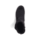 Graphitschwarze Rieker Damen Kurzstiefel 73560-00 mit einer robusten Profilsohle. Schuh von oben.