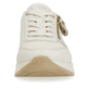 Hellbeige remonte Damen Sneaker D0G09-80 mit Reißverschluss sowie Extraweite H. Schuh von vorne.