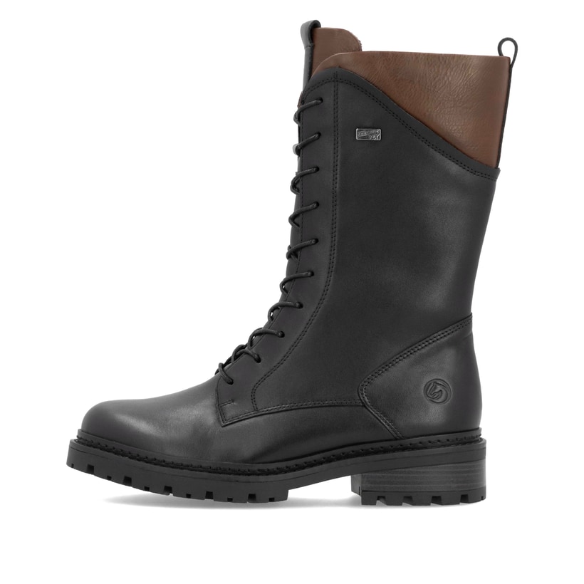 remonte Damen Hochschaftstiefel nachtschwarz