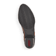 
Karamellbraune Rieker Damen Stiefeletten Y0742-24 mit Schnürung und Reißverschluss. Schuh Laufsohle