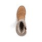 
Kamelbraune Rieker Damen Kurzstiefel Z4761-24 mit einer robusten Profilsohle. Schuh von oben