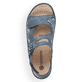 
Jeansblaue remonte Damen Riemchensandalen D7647-16 mit einer dämpfenden Sohle. Schuh von oben