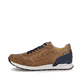 Braune Rieker Herren Sneaker Low U0305-24 mit einer griffigen und leichten Sohle. Schuh Außenseite.