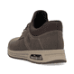 Espressobraune Rieker Herren Slipper B1051-25 mit dem Riek-Air Sohlendesign. Schuh von hinten.