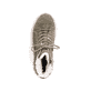 
Laubgrüne Rieker Damen Schnürstiefel X9334-54 mit Schnürung und Reißverschluss. Schuh von oben